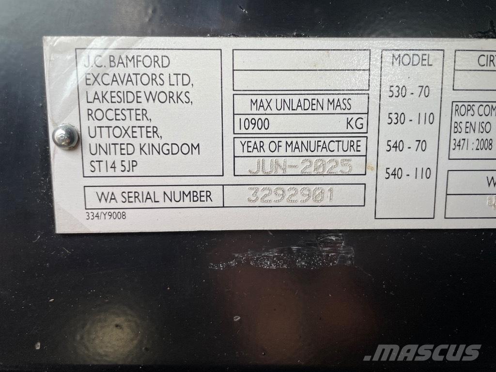 JCB 530-110 Hi Viz Teleszkópos rakodók