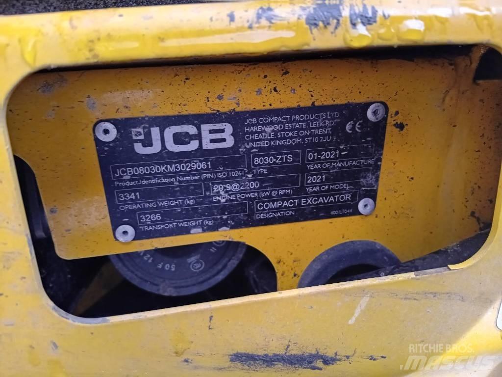 JCB 8030 ZTS Mini kotrók < 7t