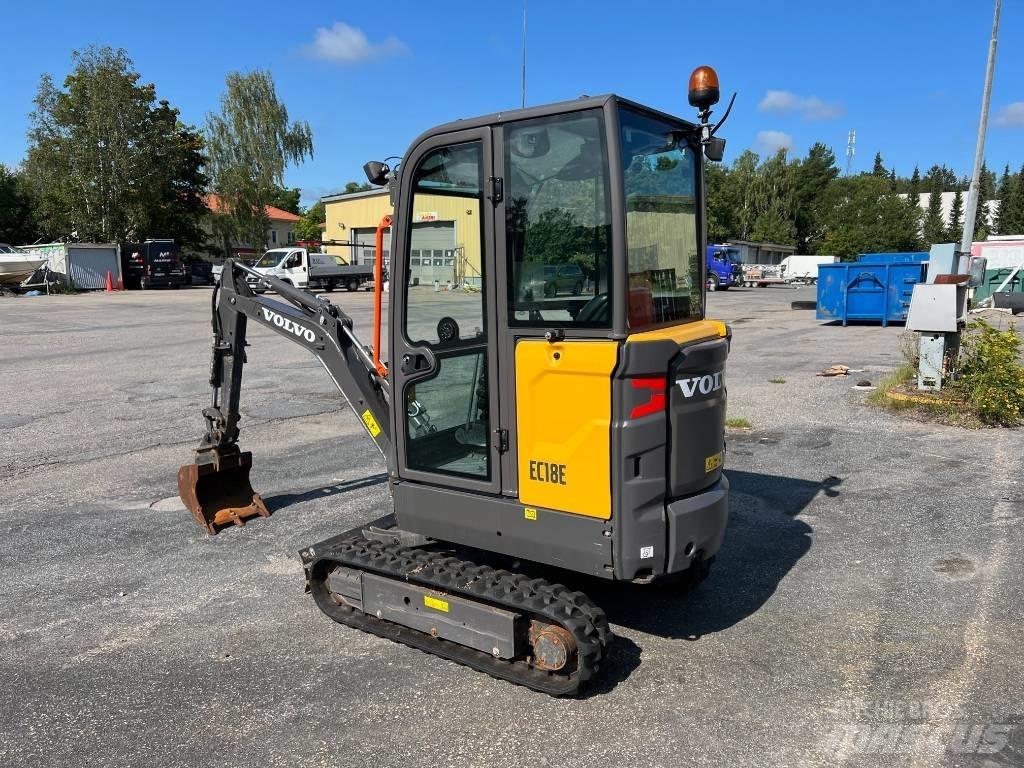Volvo EC 18 E Mini kotrók < 7t
