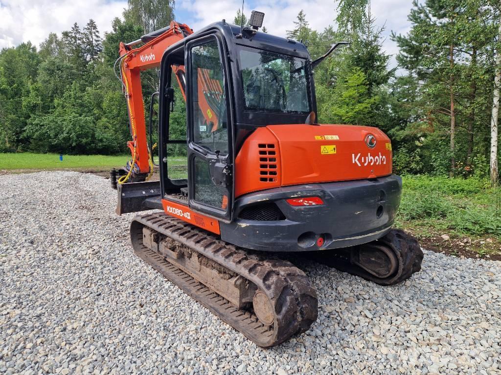 Kubota KX 080-4 Közepes (midi) kotrók 7 t - 12 t