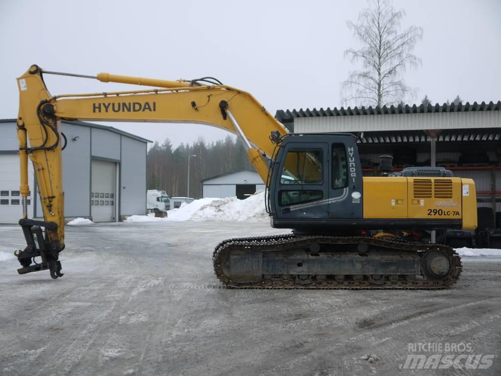 Hyundai R 290 LC-7A Lánctalpas kotrók