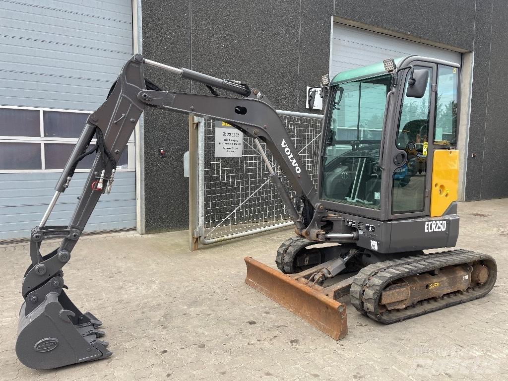 Volvo ECR25D Mini kotrók < 7t