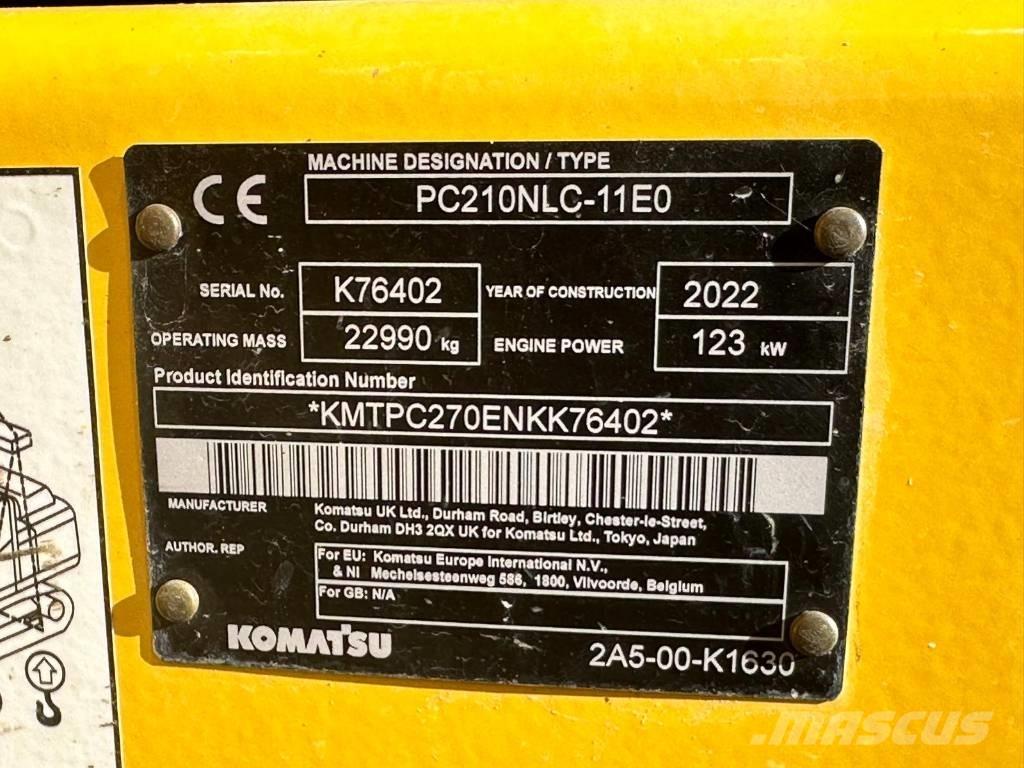 Komatsu PC 210 NLC Lánctalpas kotrók