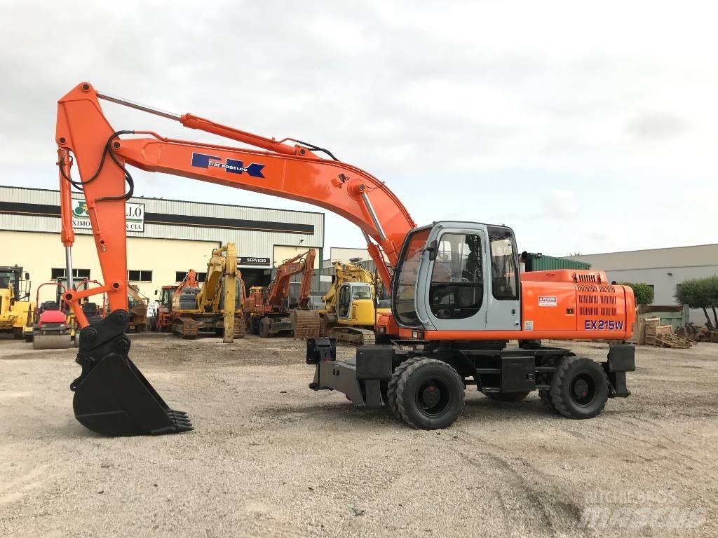 Fiat-Kobelco EX215W Gumikerekes kotrók