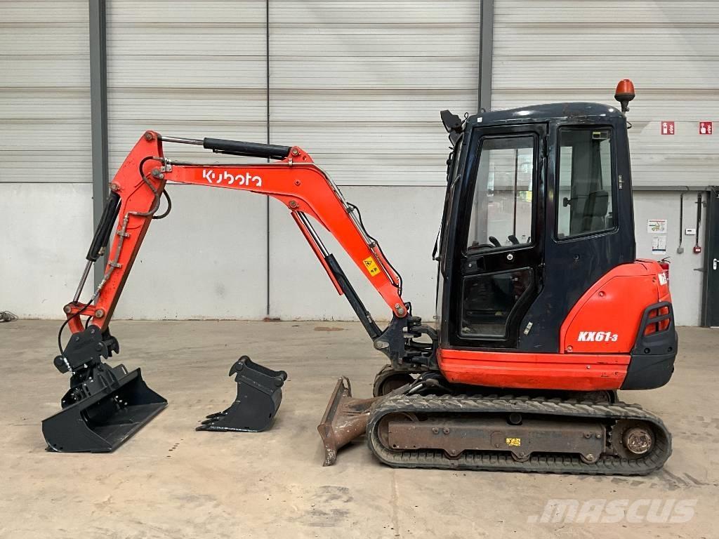 Kubota KX 61-3 Mini kotrók < 7t