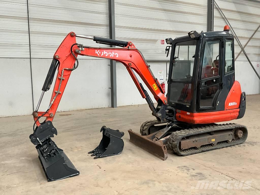 Kubota KX 61-3 Mini kotrók < 7t