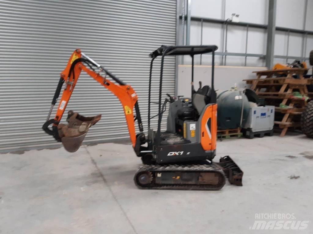 Doosan DX17Z Mini kotrók < 7t