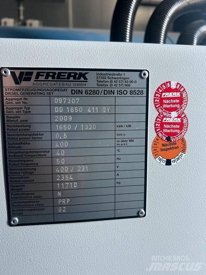 MTU 1650 KVA Dízel áramfejlesztők