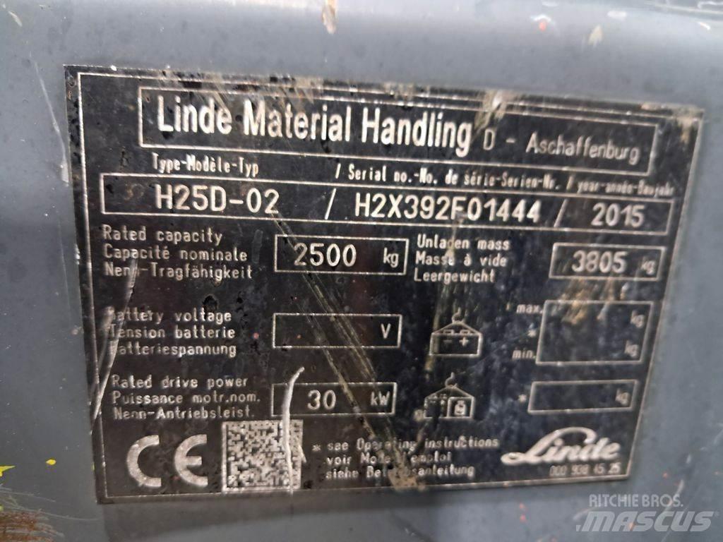 Linde H25D-02 Dízel targoncák