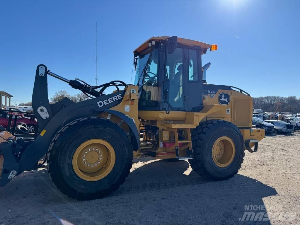 John Deere 524P Gumikerekes homlokrakodók