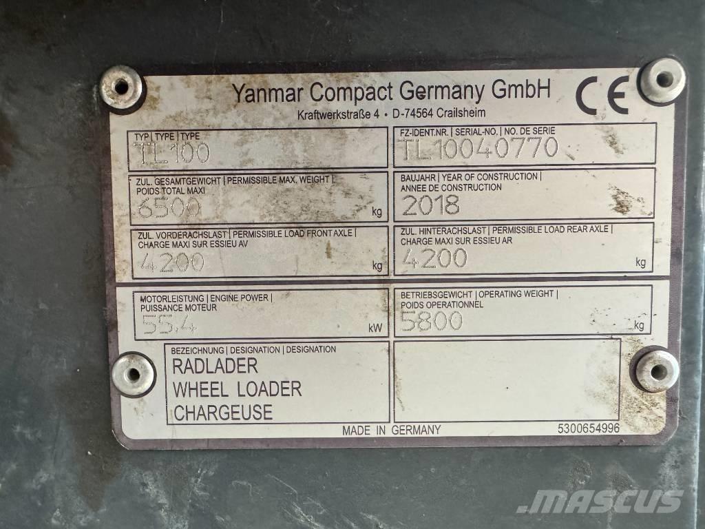Terex Schaeff TL100 Gumikerekes homlokrakodók