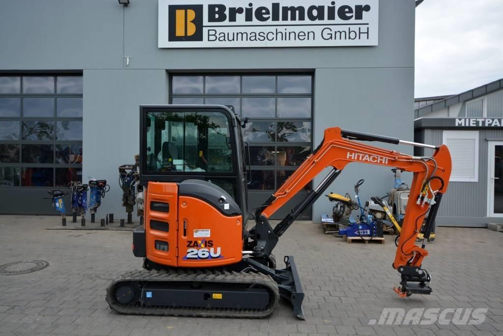 Hitachi ZX 26 U-6 Mini kotrók < 7t