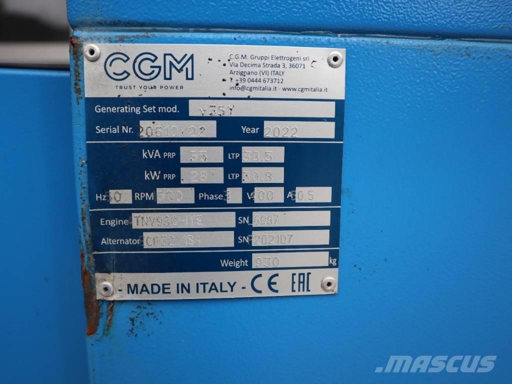 CGM V35Y Dízel áramfejlesztők