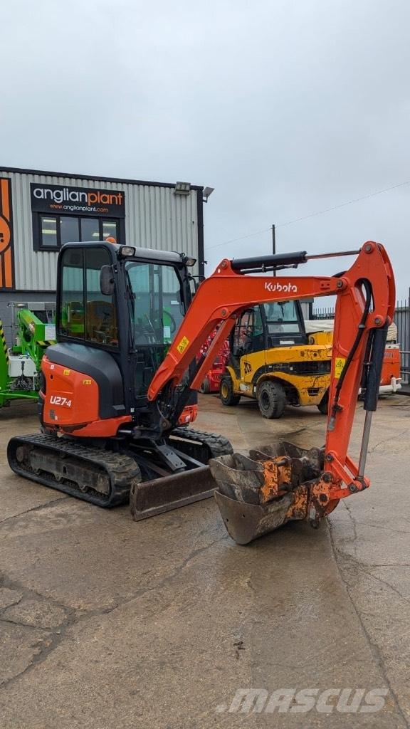 Kubota U 27-4 Mini kotrók < 7t