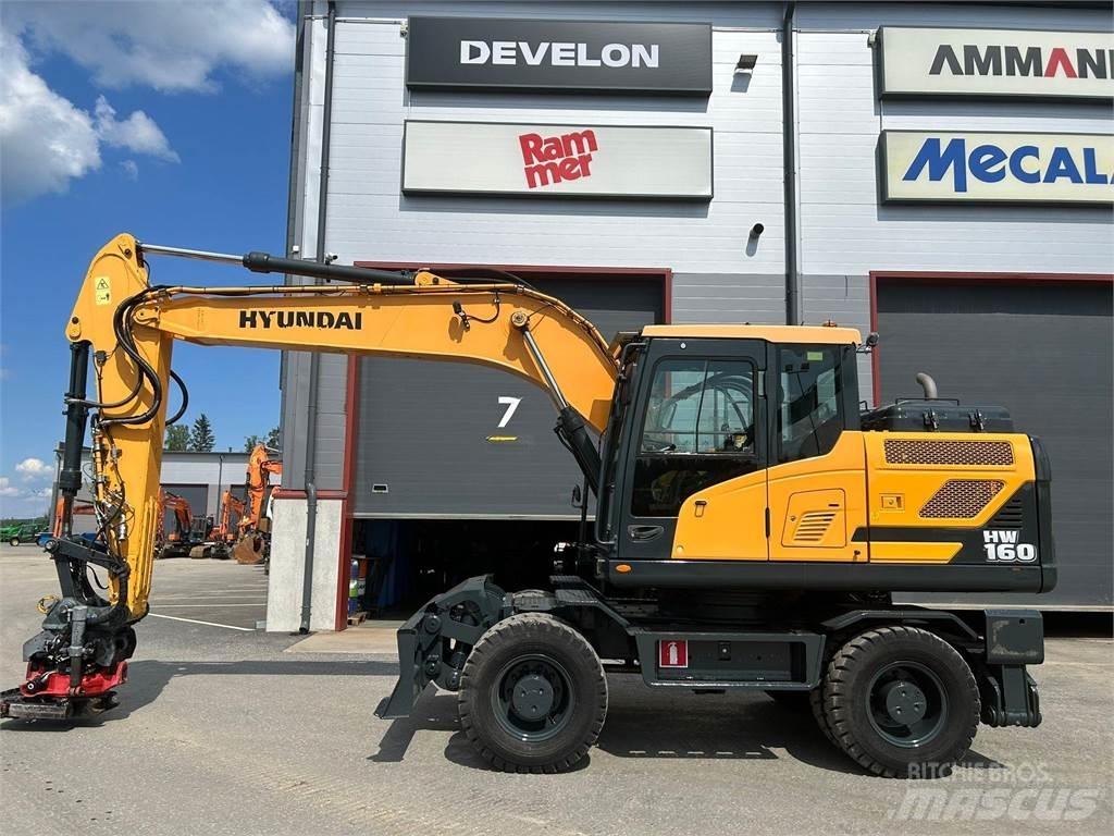 Hyundai HW160 Gumikerekes kotrók