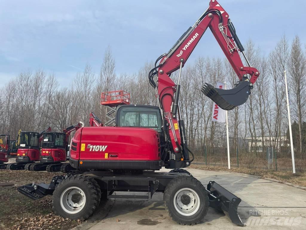 Yanmar B110W Gumikerekes kotrók