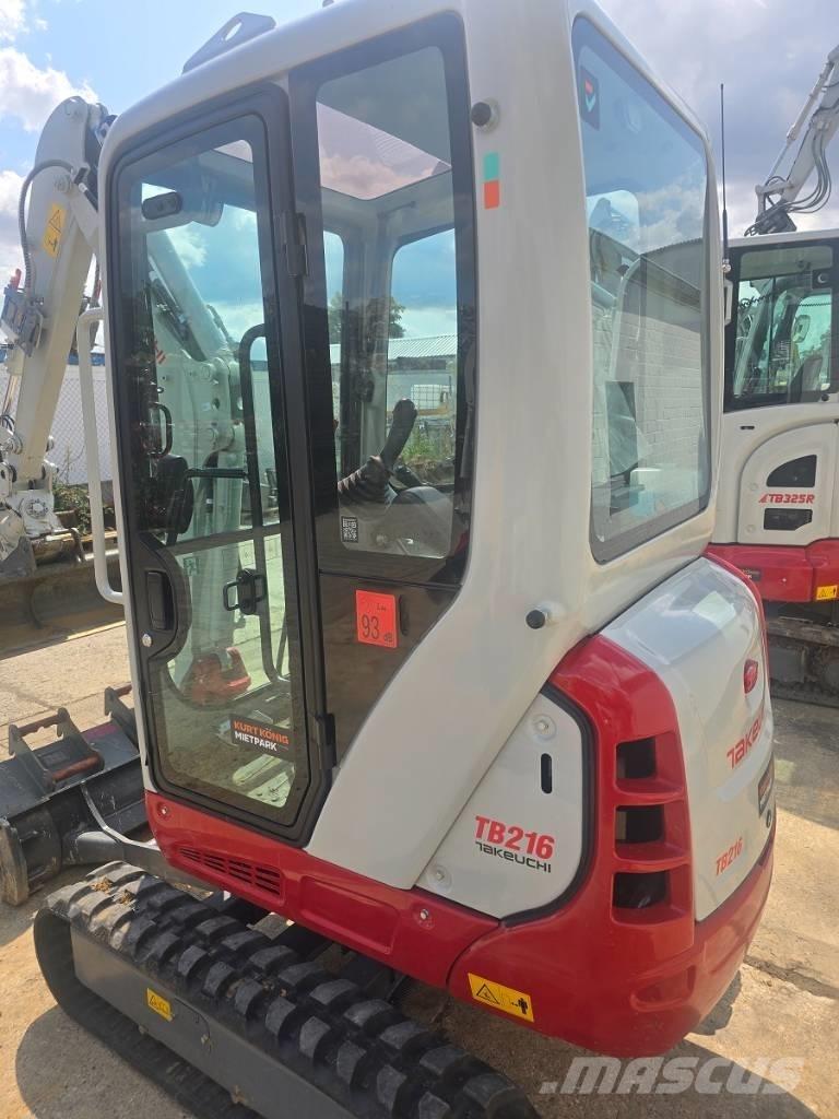 Takeuchi TB 216 A Mini kotrók < 7t