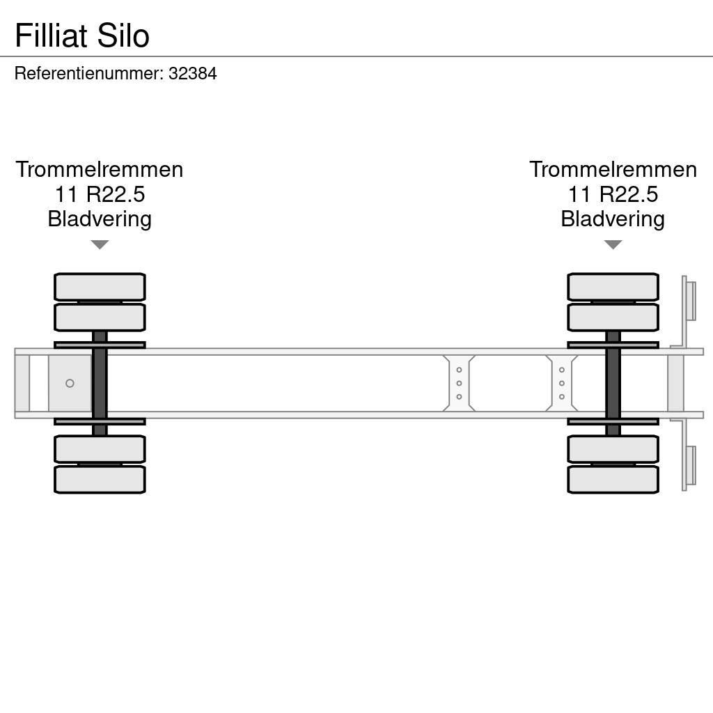  FILLIAT Silo Tartályos félpótkocsik