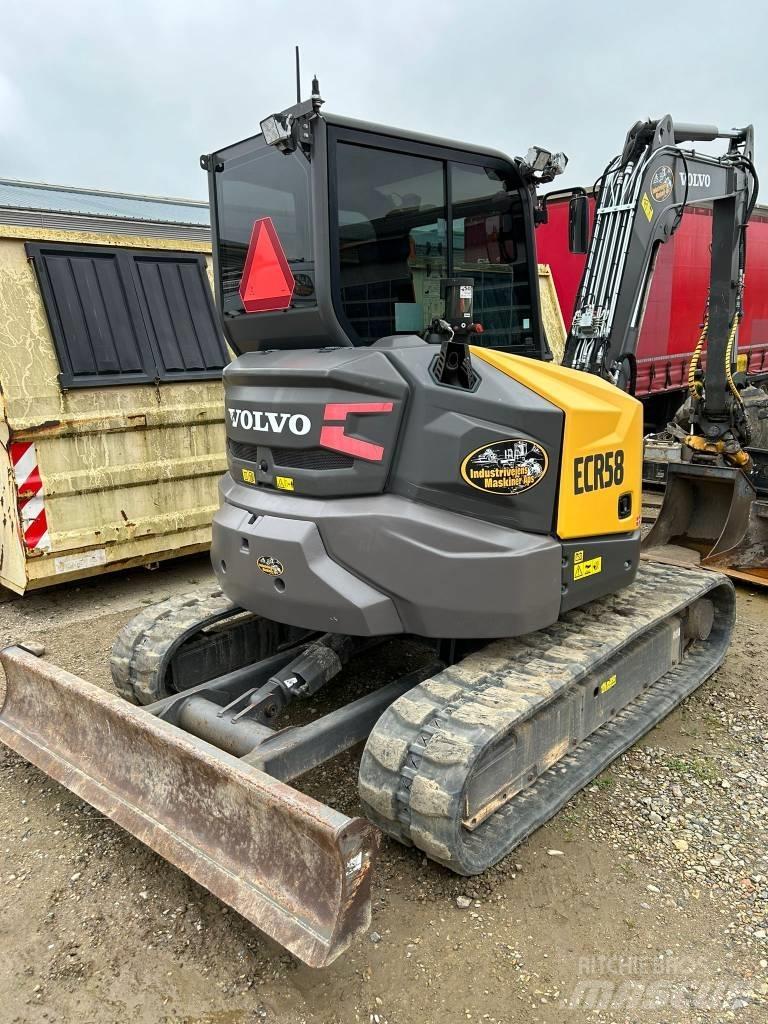 Volvo ECR58 F Mini kotrók < 7t