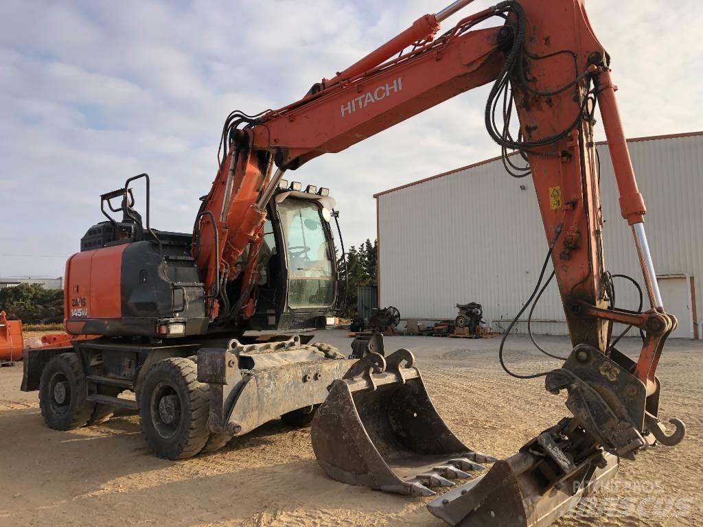 Hitachi ZX145W-6 Gumikerekes kotrók