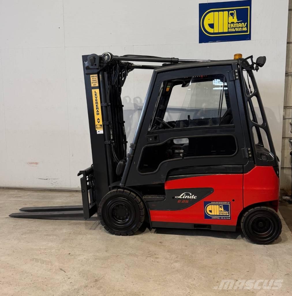 Linde truck E25 Elektromos targoncák