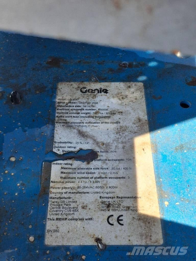 Genie GS4047 Ollós emelők