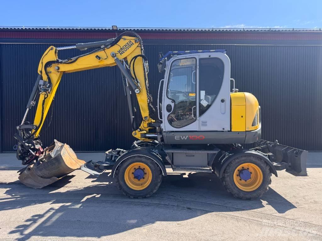 Wacker Neuson EW 100 Gumikerekes kotrók