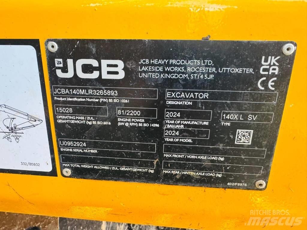 JCB 140 X Lánctalpas kotrók