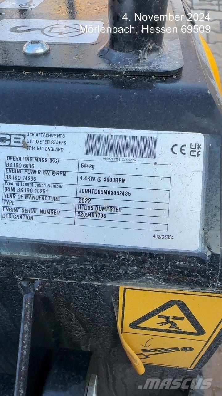 JCB HTD5 Mezei dömperek