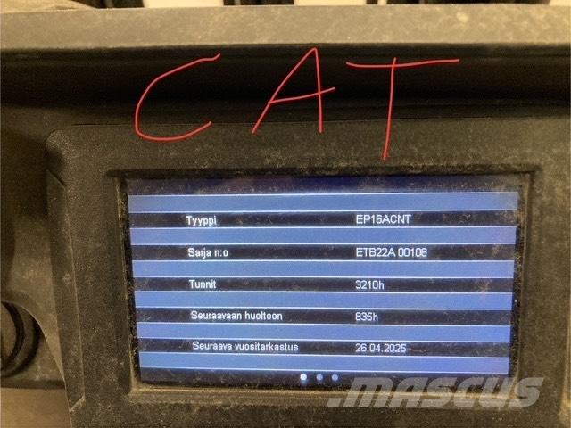 CAT EP 16 ACNT Elektromos targoncák