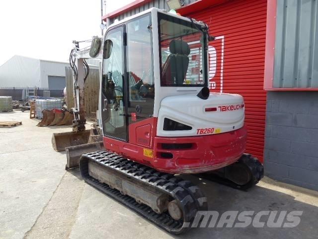 Takeuchi TB 260 Mini kotrók < 7t