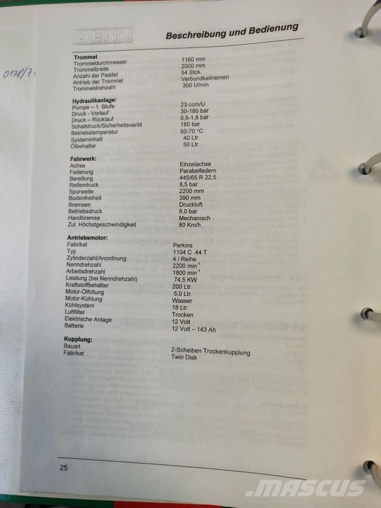 JENZ MU 2000D Irat megsemmisítők