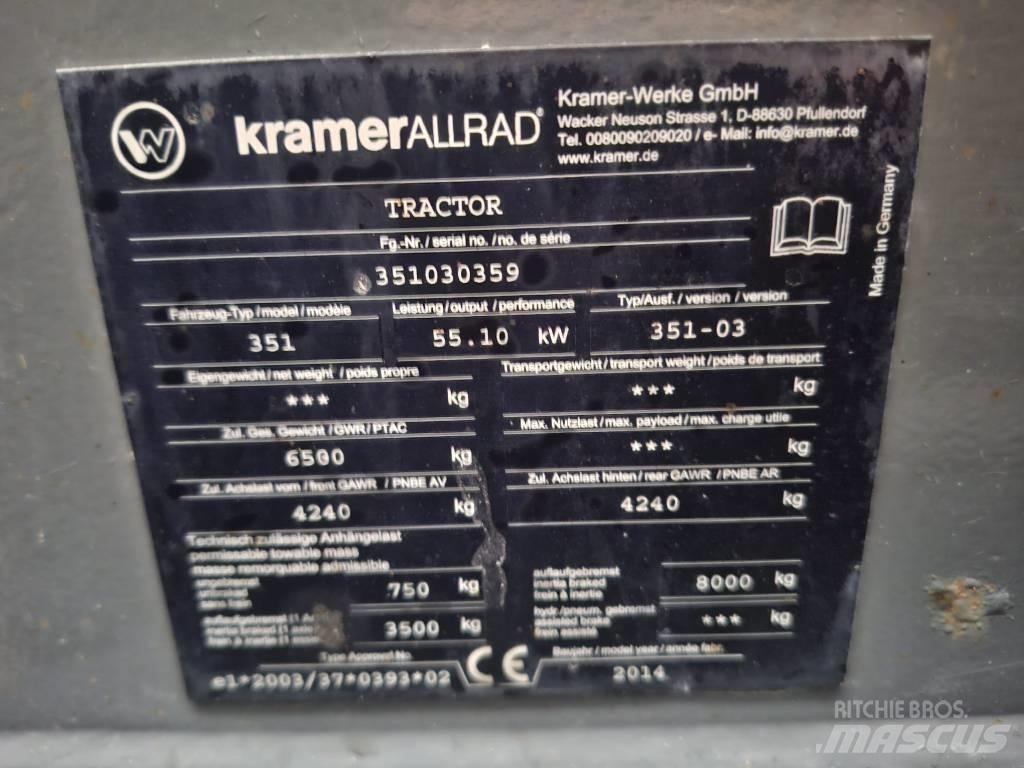 Kramer 580 Gumikerekes homlokrakodók