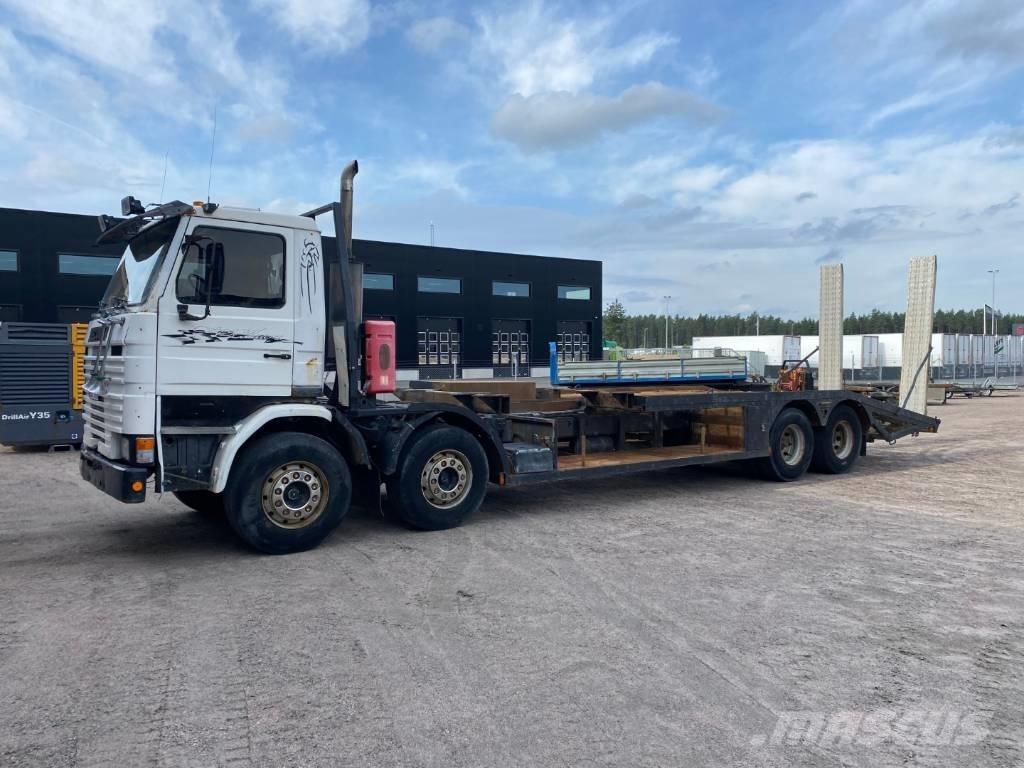 Scania R142H 8X2 Platós / Ponyvás teherautók