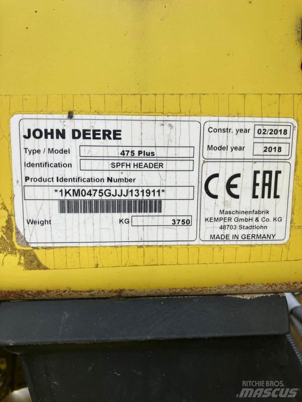 John Deere 8500 Önjáró szecskázók