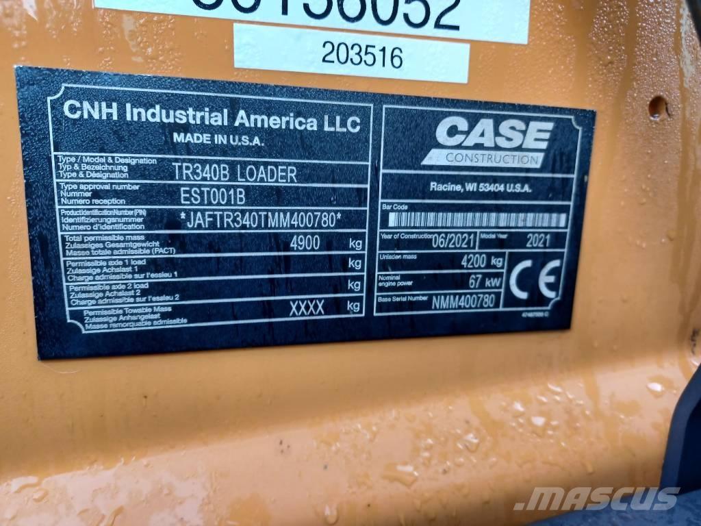 CASE TR 340 Kompaktrakodók