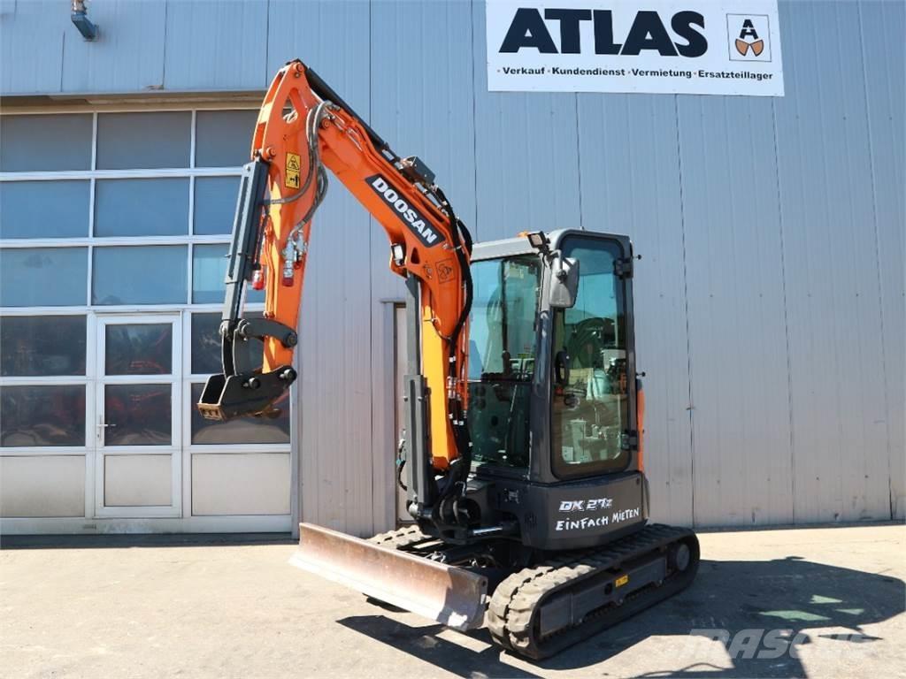 Doosan DX27Z-7 Mini kotrók < 7t