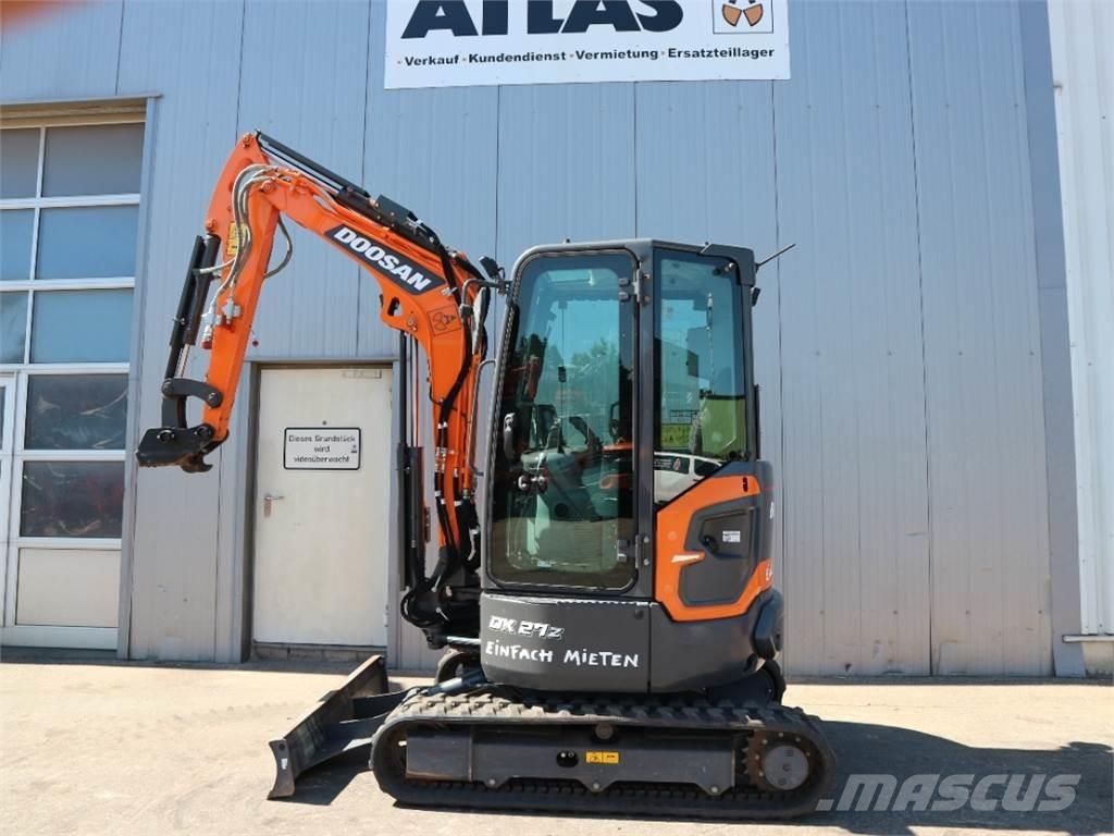 Doosan DX27Z-7 Mini kotrók < 7t