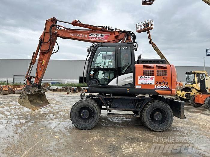Hitachi ZX140W-6 Gumikerekes kotrók