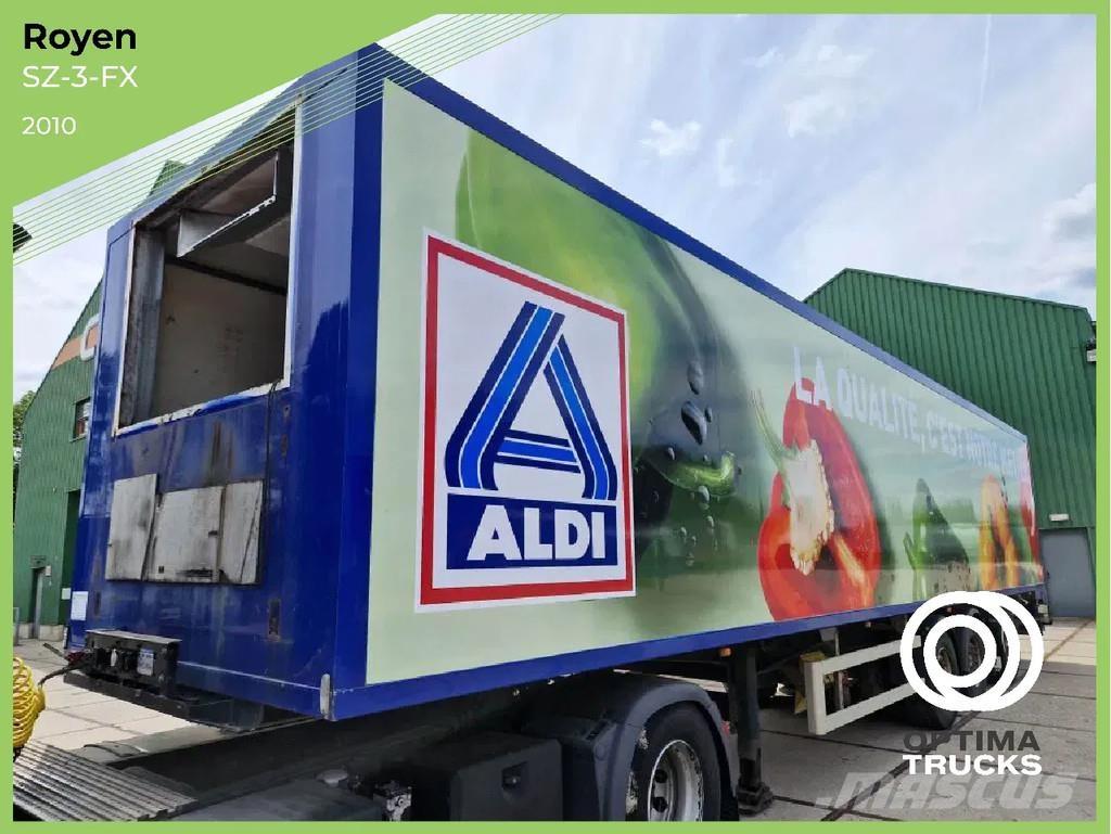  Royen SZ-3-FX Dobozos félpótkocsik