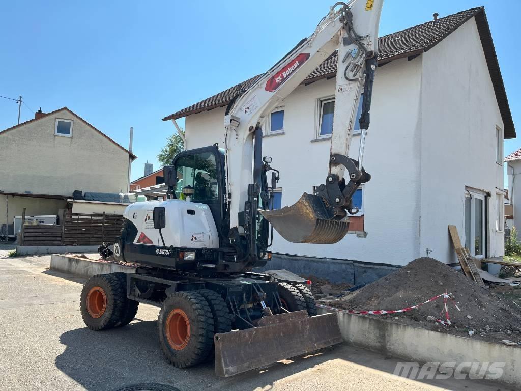 Bobcat E 57 W Gumikerekes kotrók