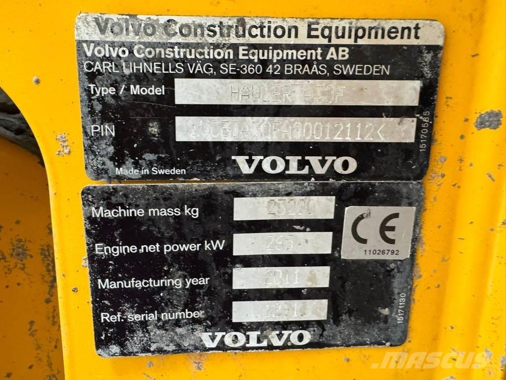 Volvo A30F Csuklósdömperek