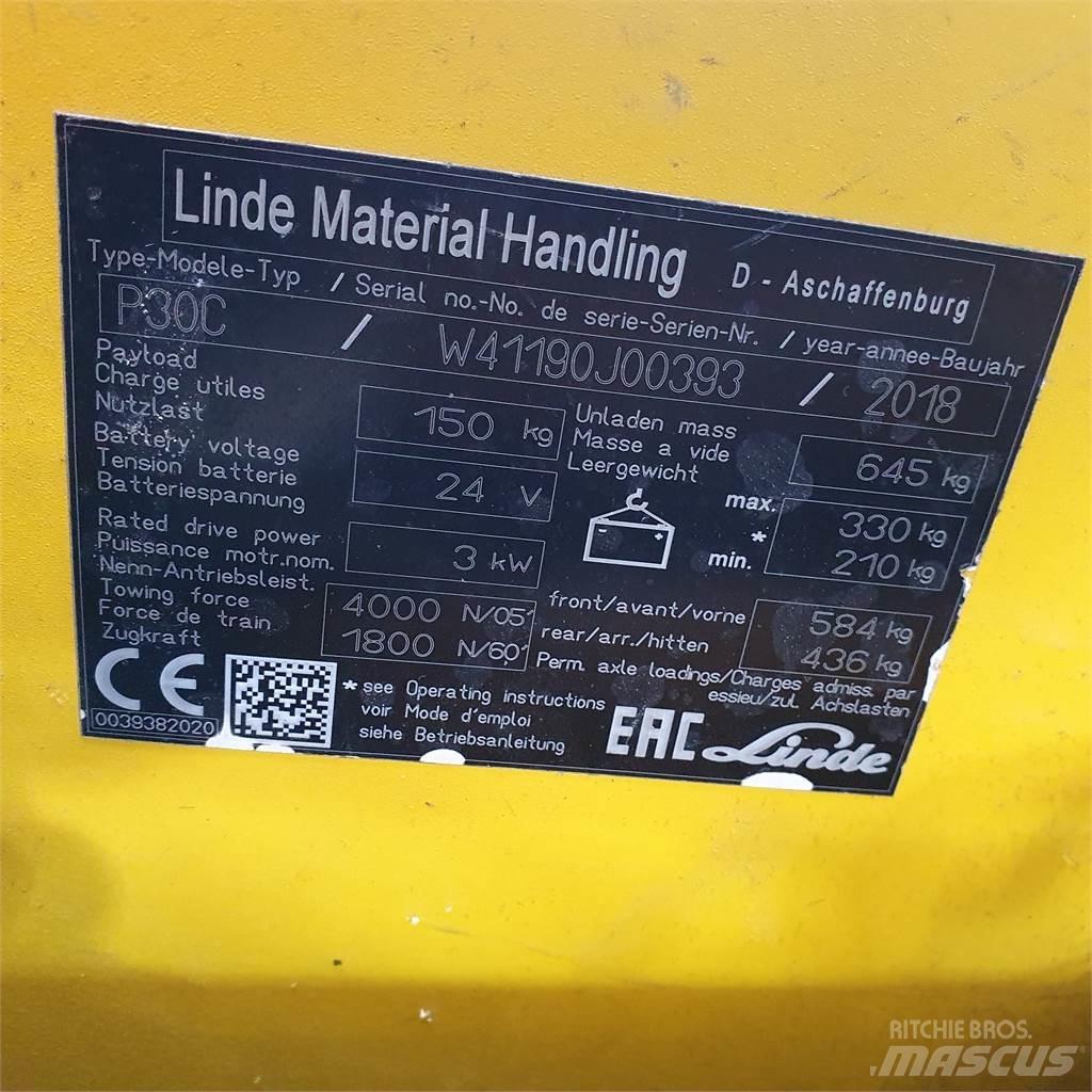Linde P30C Vontatótargonca
