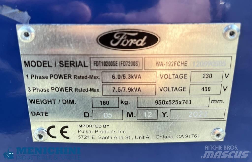 Ford FDT10200SE Dízel áramfejlesztők
