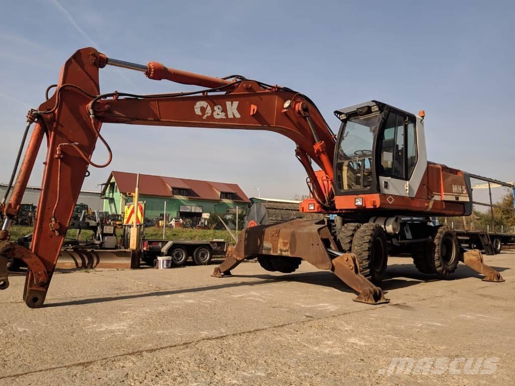 O&K MH 5 Gumikerekes kotrók