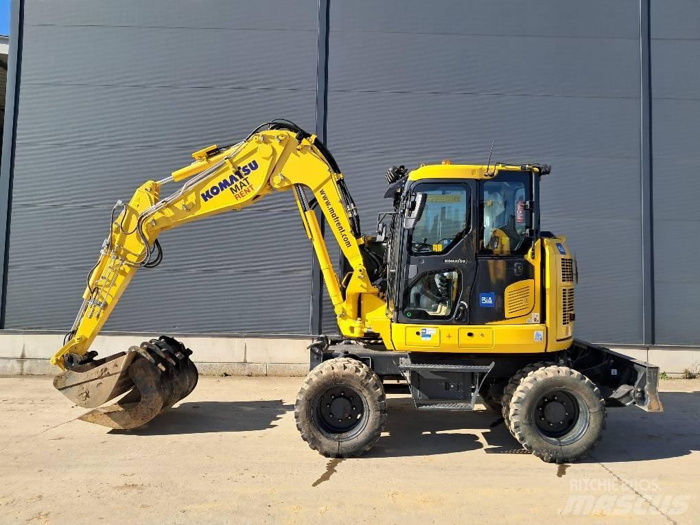 Komatsu PW98MR-11E0 Gumikerekes kotrók