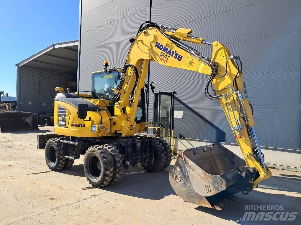 Komatsu PW98MR-11E0 Gumikerekes kotrók