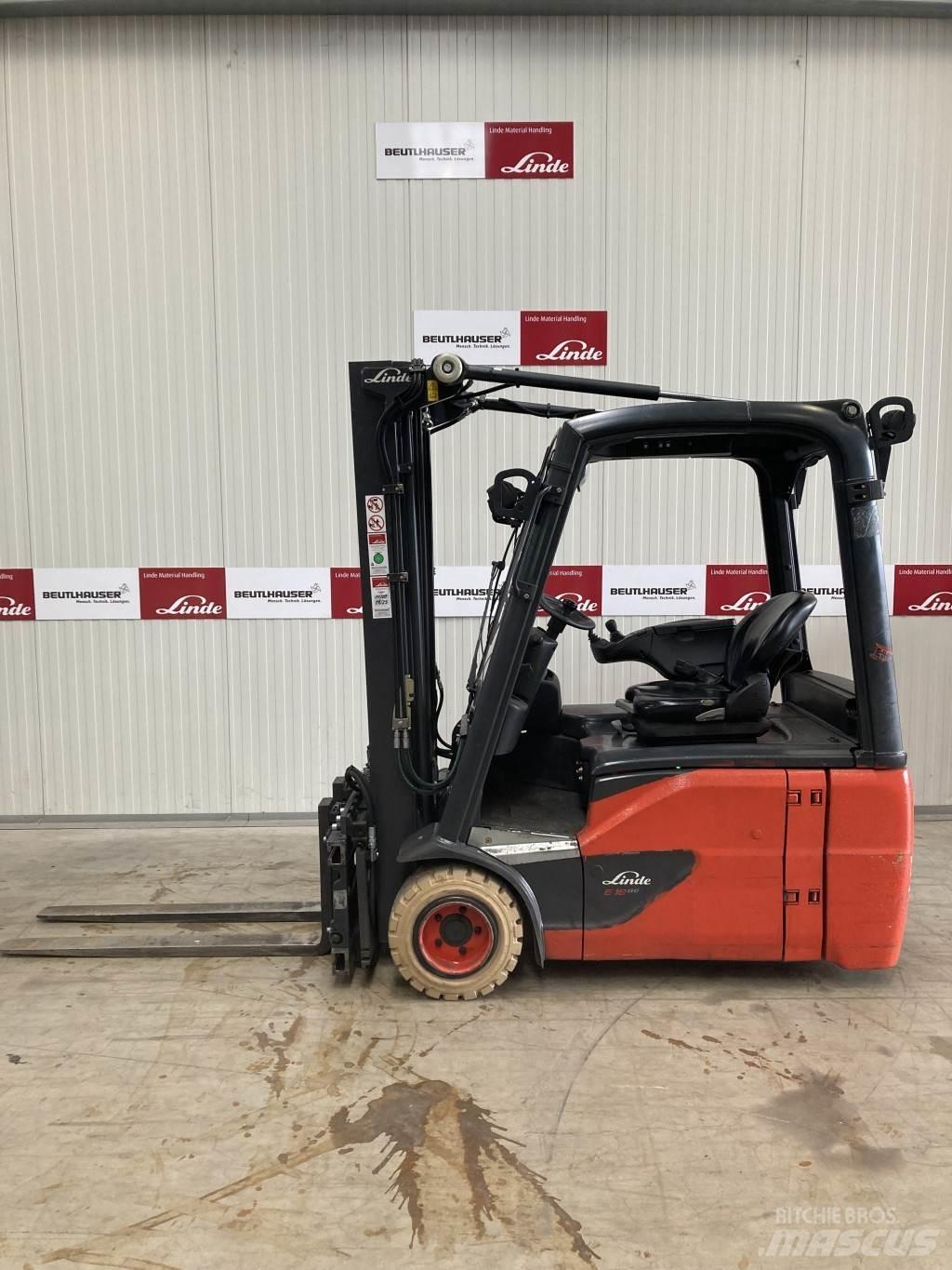 Linde E18 Elektromos targoncák