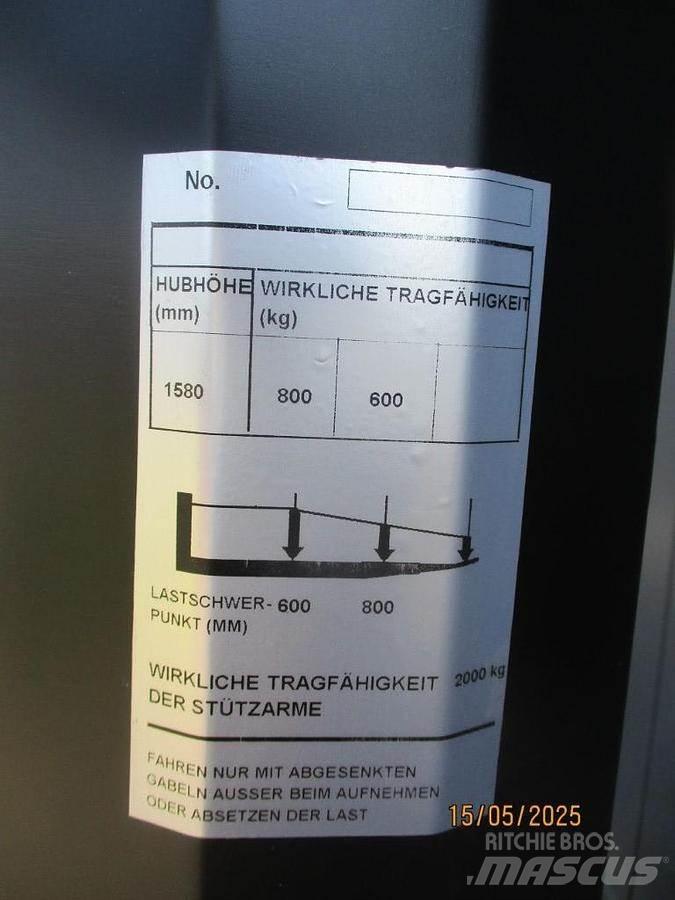 BT SWE 080L Gyalogkíséretű targonca