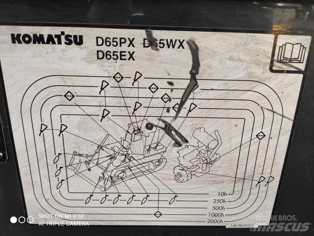 Komatsu D65PX-16 lánctalpas dózerek